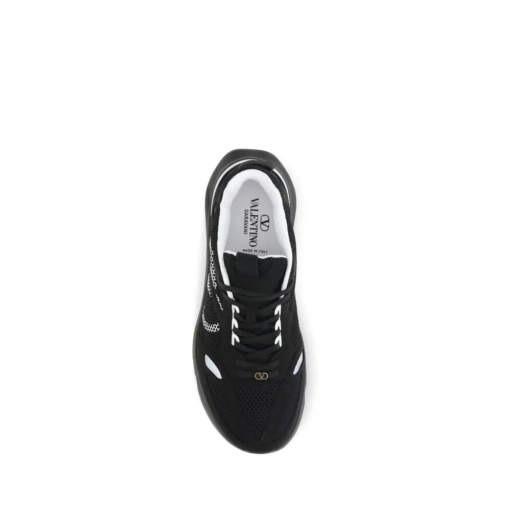 Baskets de sport en tissu noir Valentino Garavani