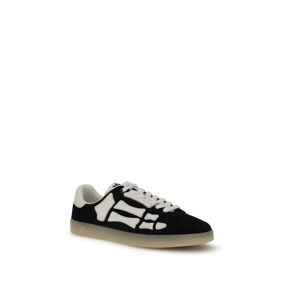 Amiri Black Calf Leather Bos Taurus Low Top Sneakers