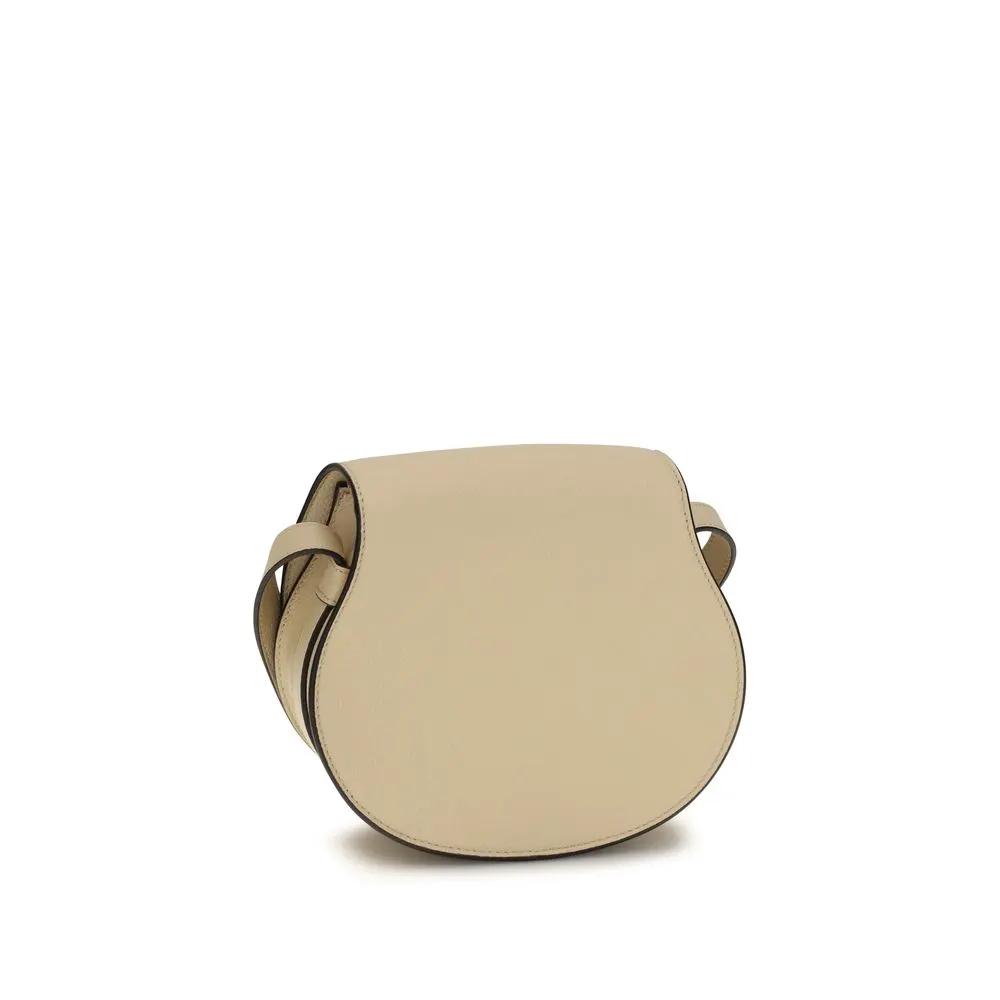 Sac bandoulière Chloé Bos Taurus en cuir de veau beige