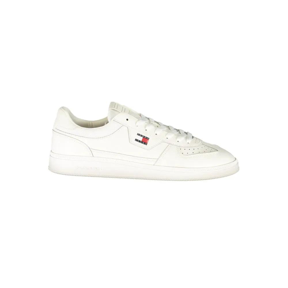 Baskets de sport blanches en polyester Tommy Hilfiger