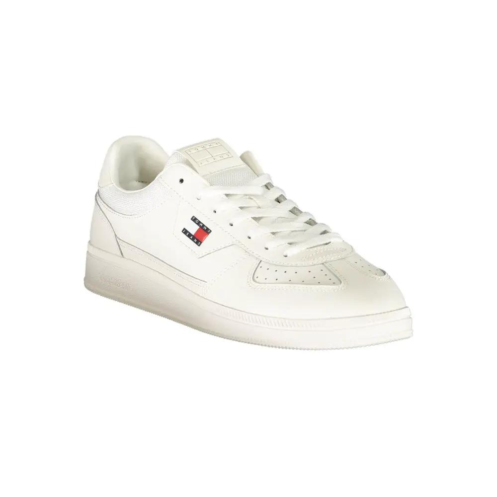 Baskets de sport blanches en polyester Tommy Hilfiger