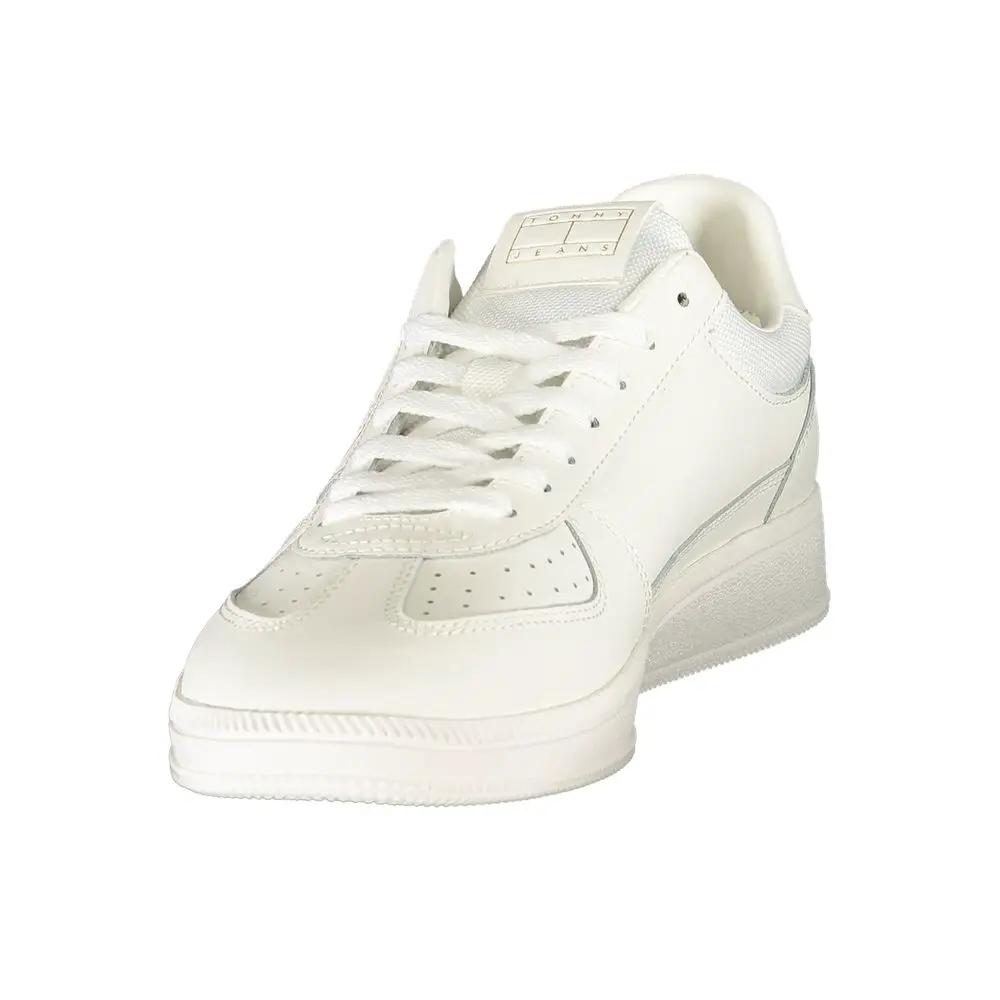 Baskets de sport blanches en polyester Tommy Hilfiger