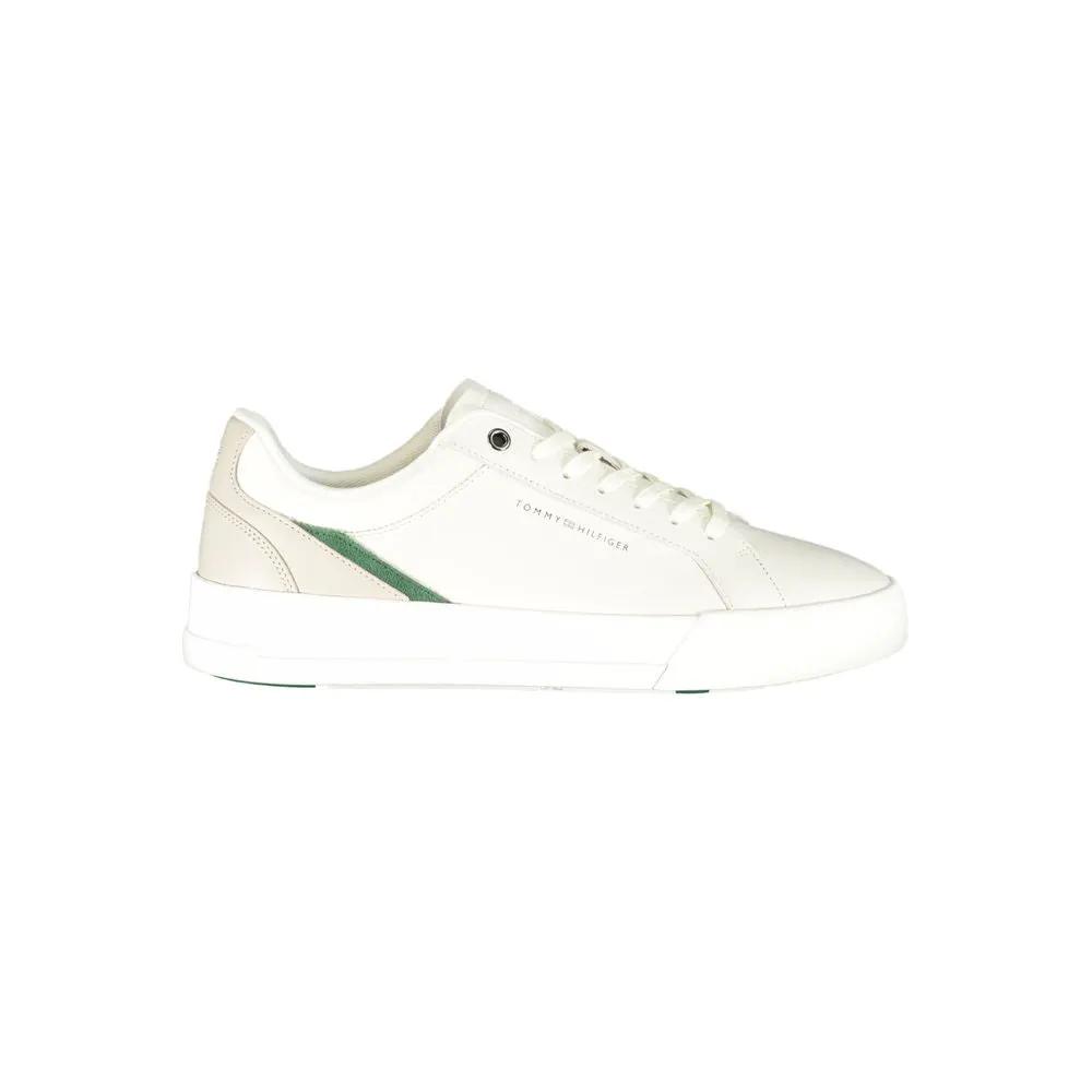 Baskets de sport blanches en polyester Tommy Hilfiger