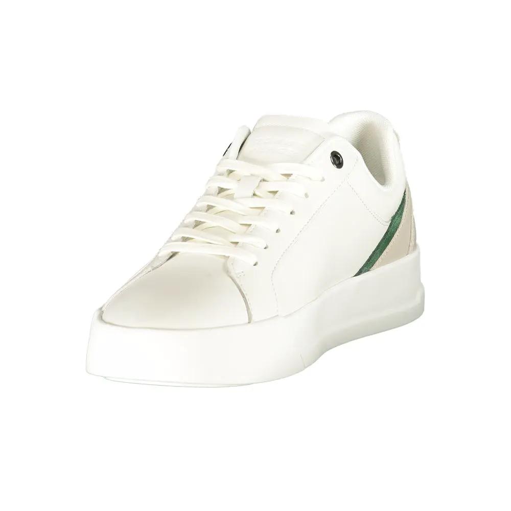 Baskets de sport blanches en polyester Tommy Hilfiger