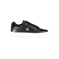 Calvin Klein Black Polyurethane Men's Sneaker