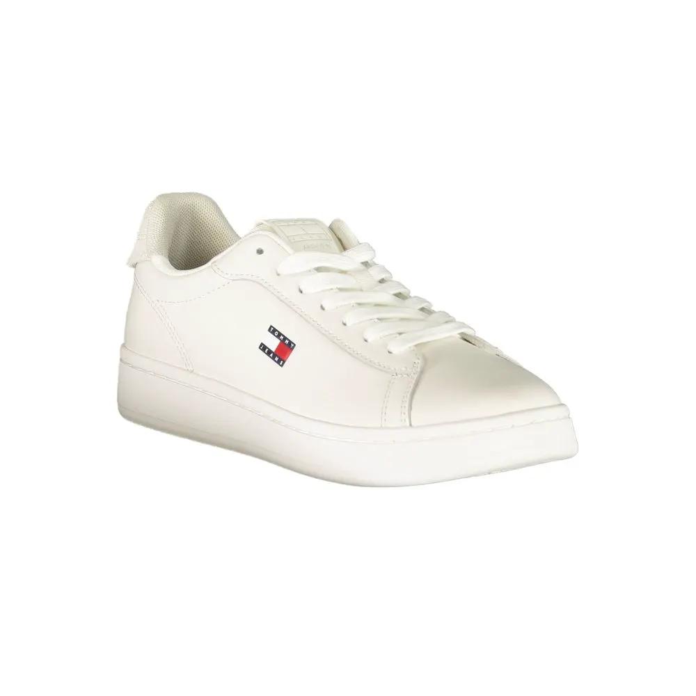 Tommy Hilfiger Bianco Polyurethane Women's Sneaker