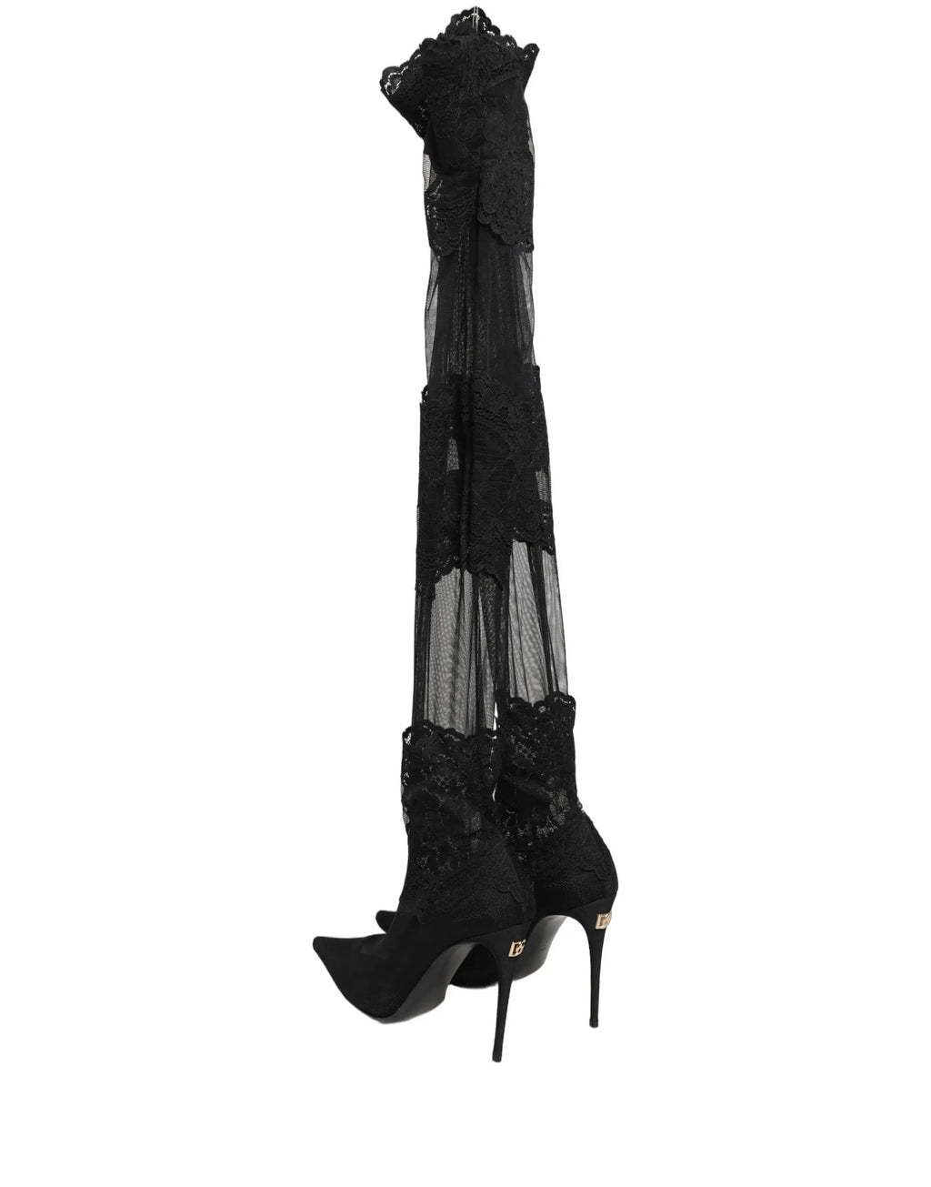 Dolce & Gabbana Cuissardes Chaussettes Escarpins Bottes Noir