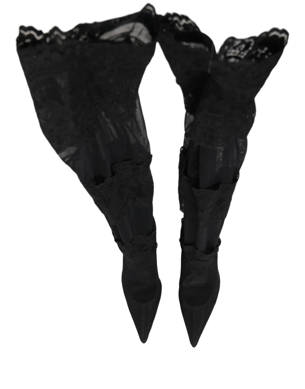 Dolce & Gabbana Cuissardes Chaussettes Escarpins Bottes Noir