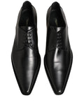 Chaussures habillées Richelieu Dolce & Gabbana en cuir noir à lacets