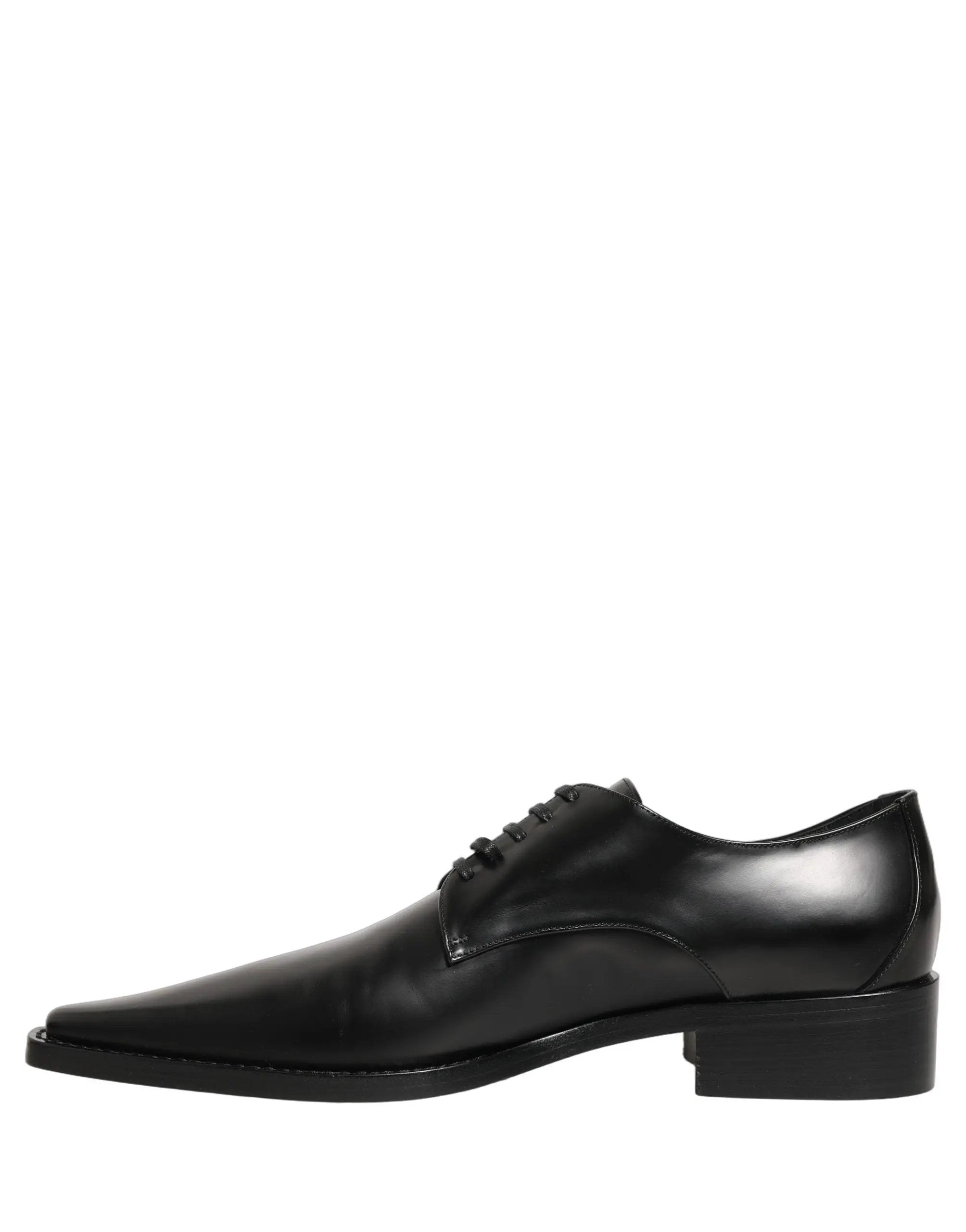 Chaussures habillées Richelieu Dolce & Gabbana en cuir noir à lacets