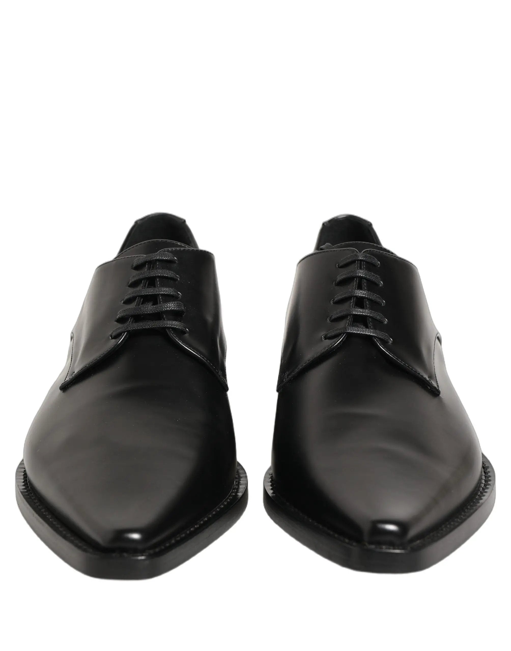 Chaussures habillées Richelieu Dolce & Gabbana en cuir noir à lacets