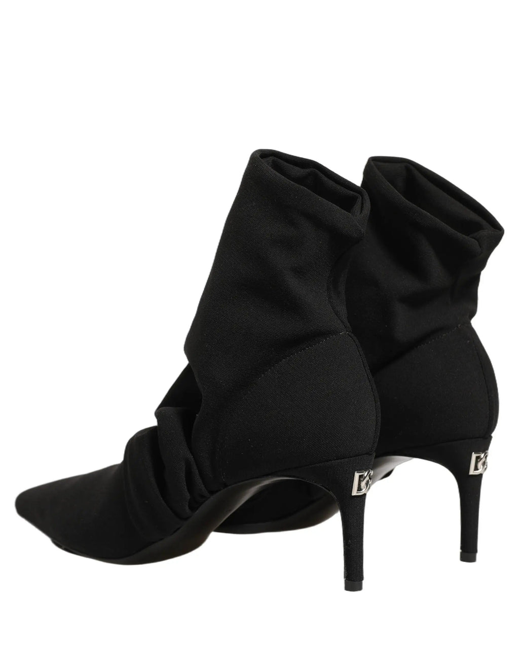 Chaussures Dolce & Gabbana Bottines à talons chaussettes extensibles noires