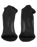 Dolce & Gabbana Black Nylon Mesh Sock Style Boots Shoes