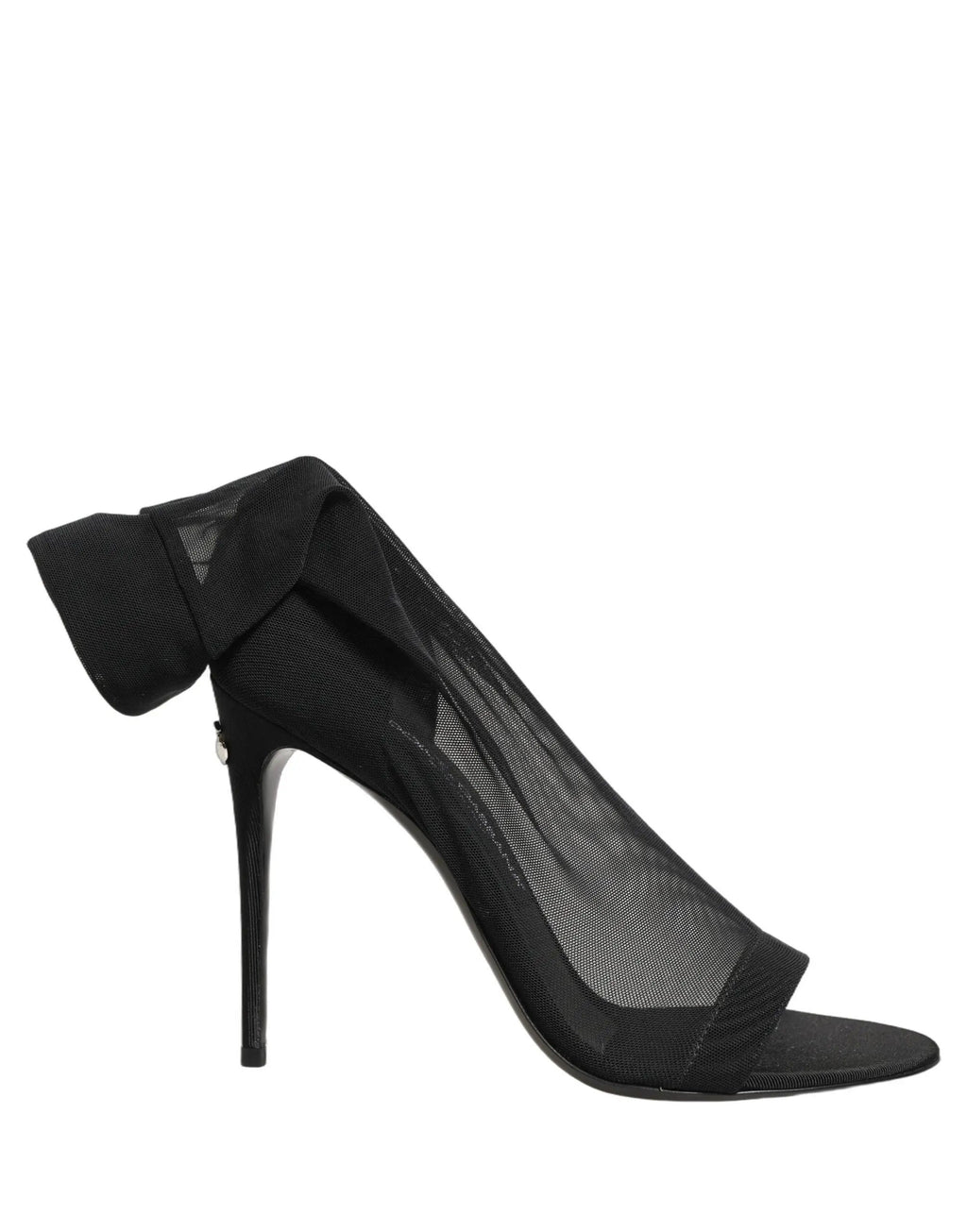 Bottes Dolce &amp; Gabbana noires en nylon résille style chaussettes