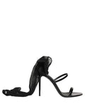 Dolce & Gabbana Black Stiletto Sandals Socks High Boots Shoes