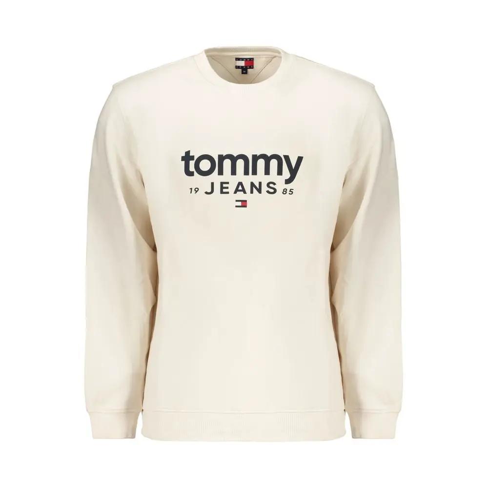 Tommy Hilfiger White Cotton Men's Sweatshirt