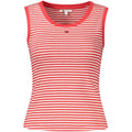 Débardeur femme en coton rouge Tommy Hilfiger