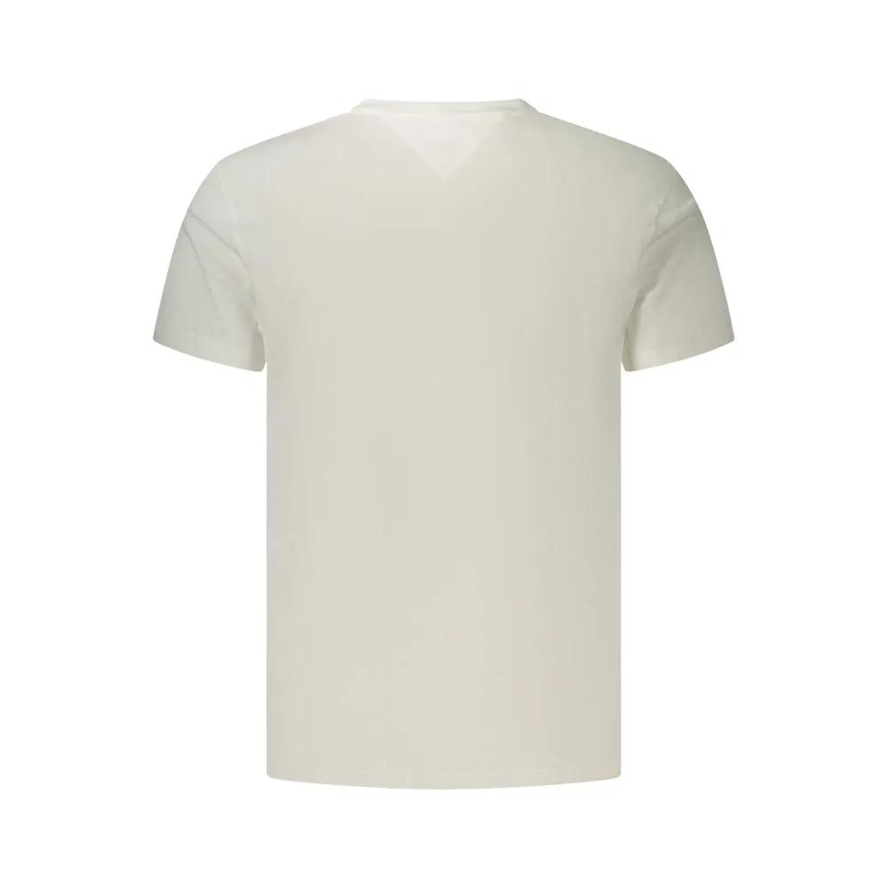 Tommy Hilfiger Bianco Cotton Men's T-Shirt