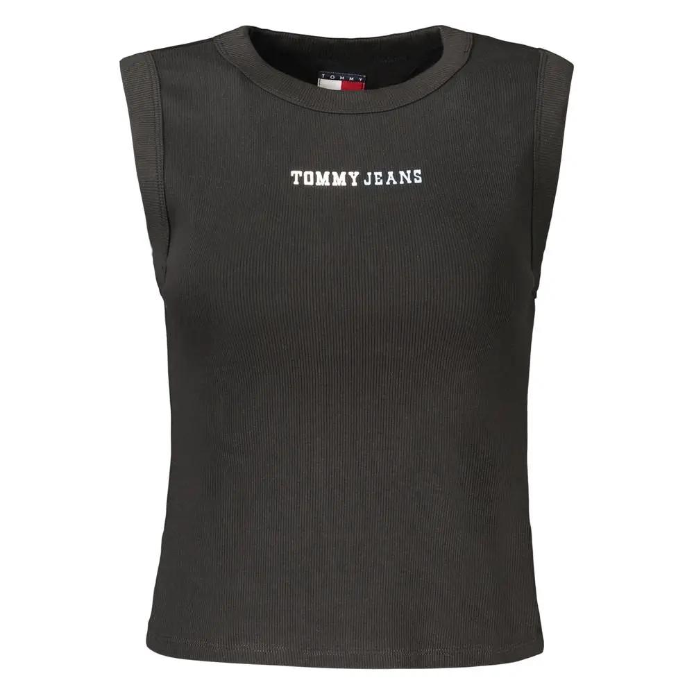 Débardeur Tommy Hilfiger en coton noir pour femme