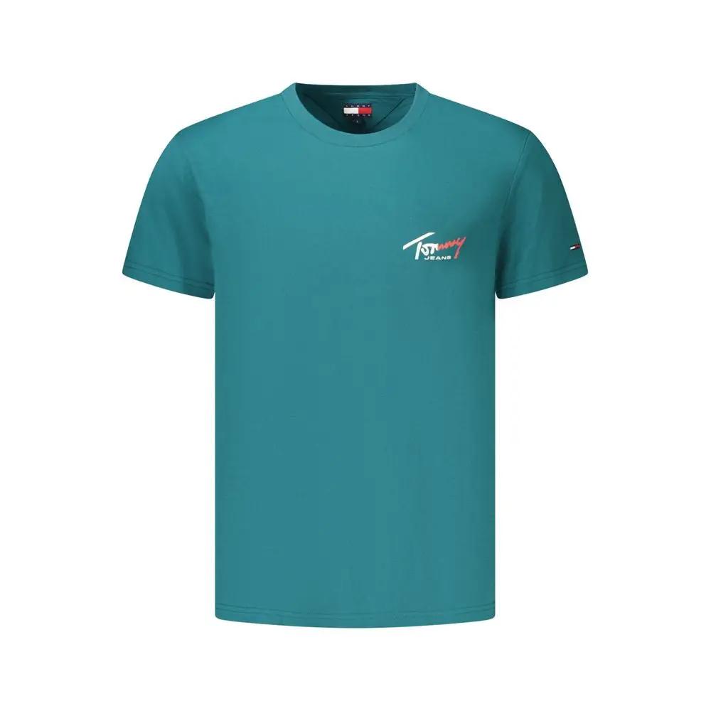 T-shirt homme Tommy Hilfiger Verde en coton