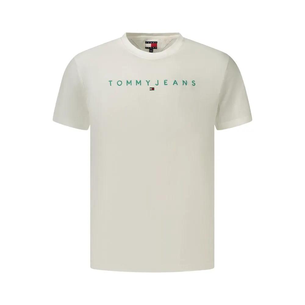 Tommy Hilfiger White Cotton Men's T-Shirt
