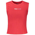 Débardeur en coton rouge Tommy Hilfiger pour femme