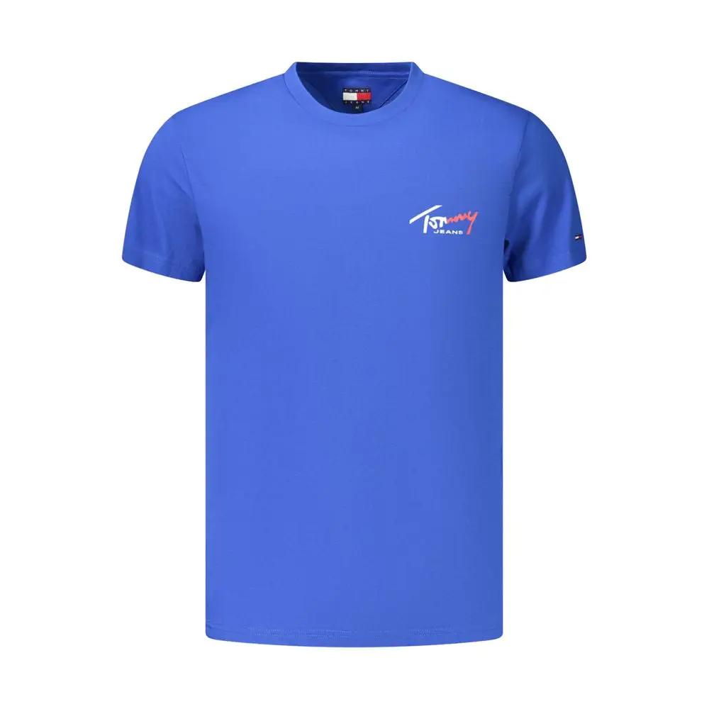 T-shirt Tommy Hilfiger bleu en coton pour homme
