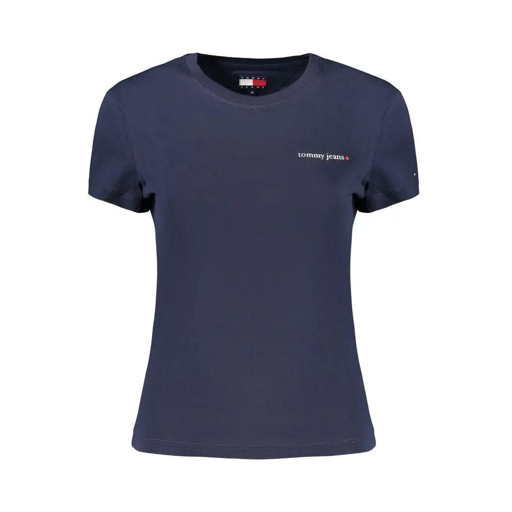 T-shirt Tommy Hilfiger bleu en coton pour femme