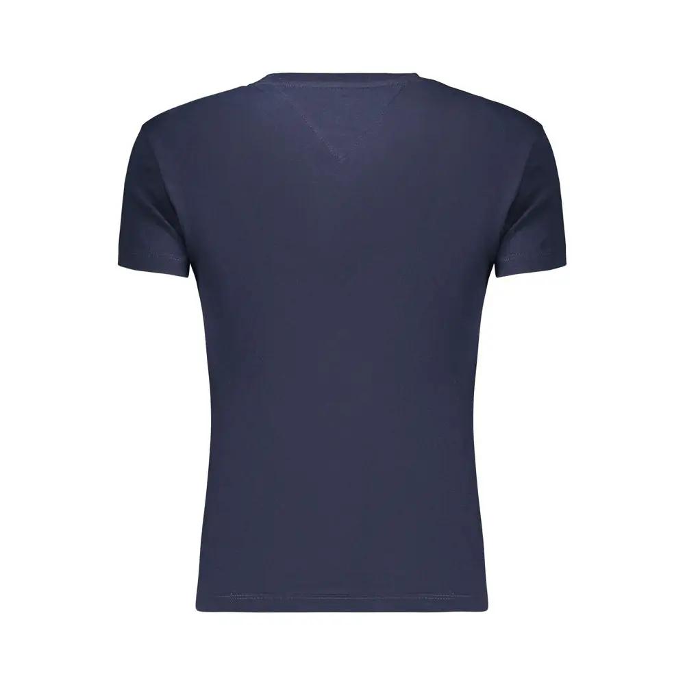 T-shirt Tommy Hilfiger bleu en coton pour femme
