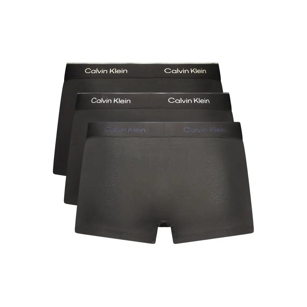 Short de survêtement en coton noir Calvin Klein pour homme