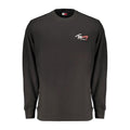 Sweat-shirt noir en coton Tommy Hilfiger