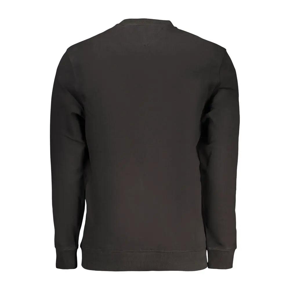 Sweat-shirt noir en coton Tommy Hilfiger