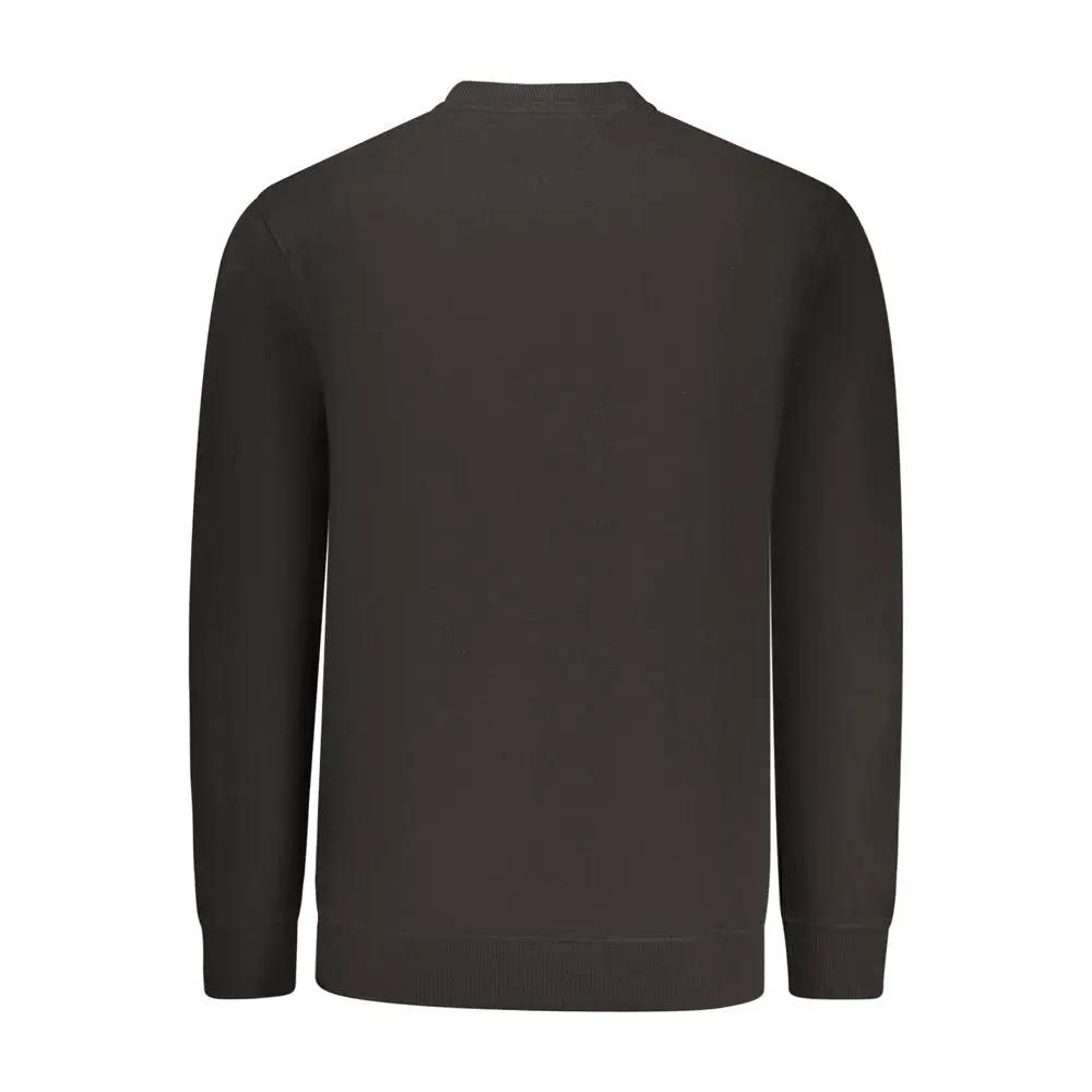 Sweat-shirt noir en coton Tommy Hilfiger