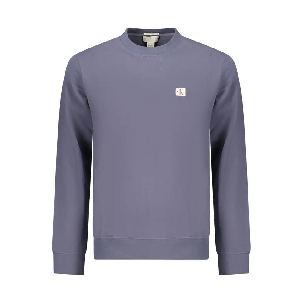 Calvin Klein Blue Cotton Sweatshirt