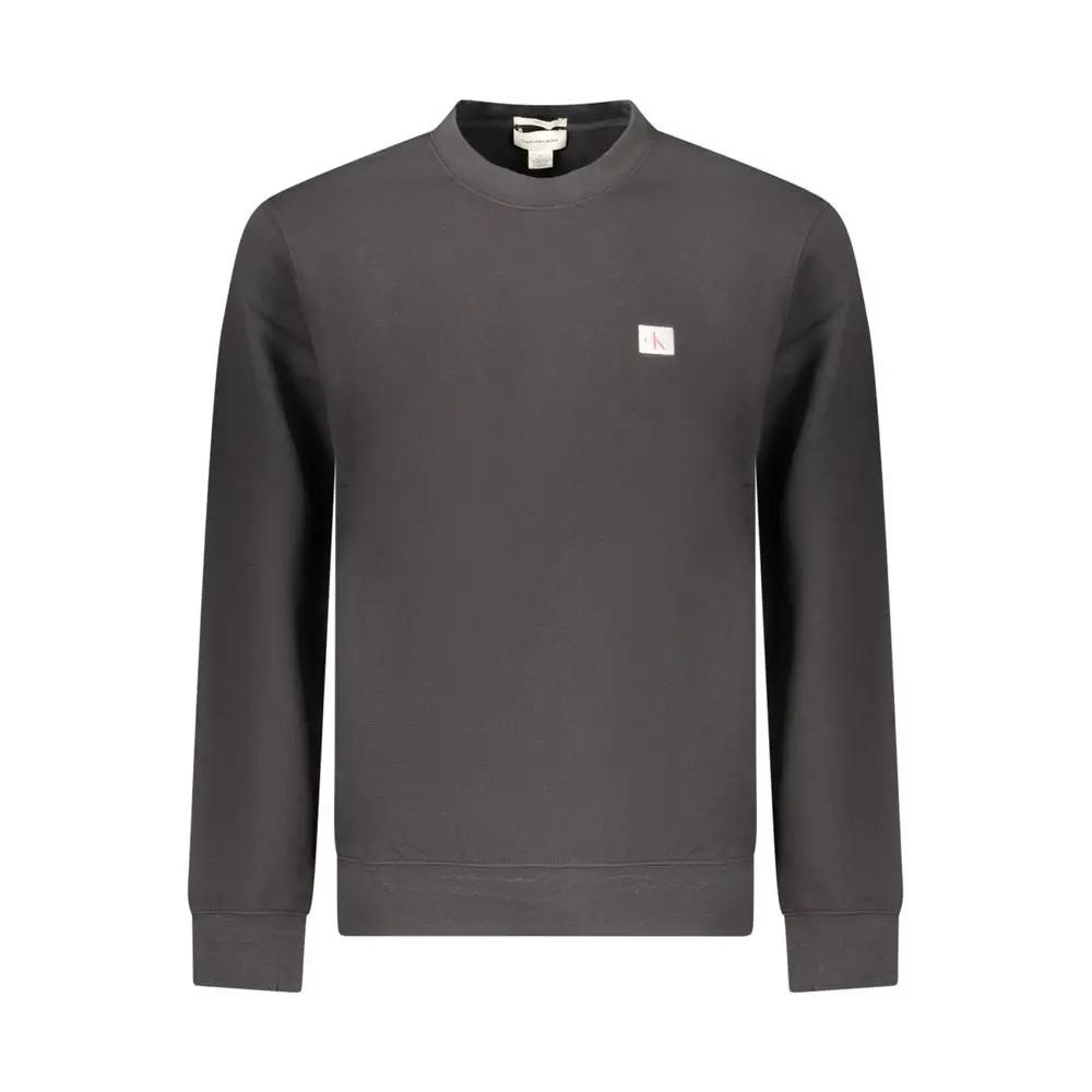 Calvin Klein Black Cotton Sweatshirt
