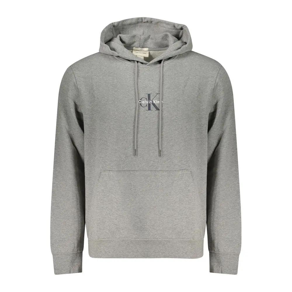 Sweat-shirt gris en coton Calvin Klein