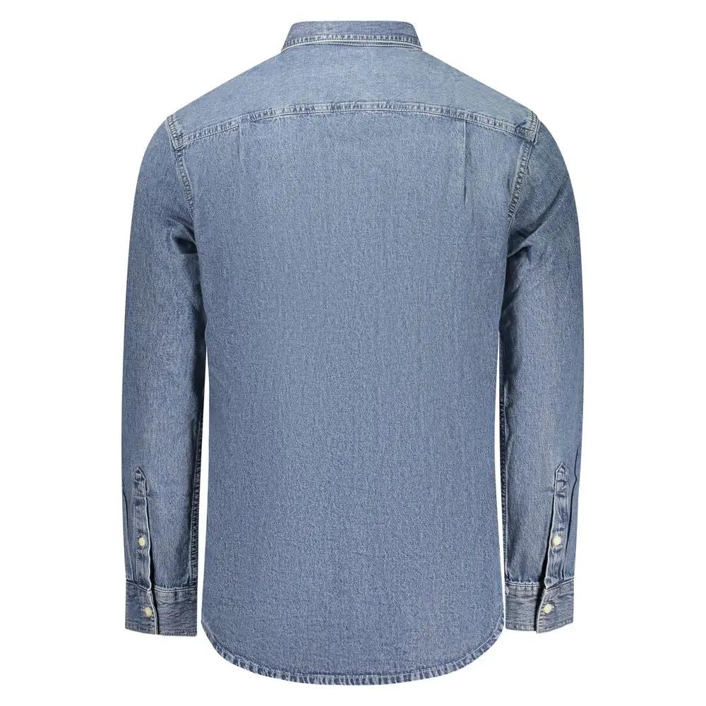 Chemise homme Calvin Klein en coton bleu