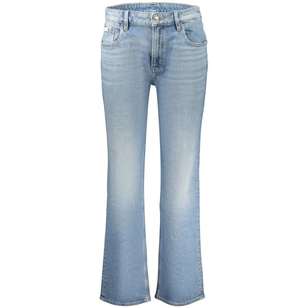 Calvin Klein Azzurro Cotton Women's Jeans