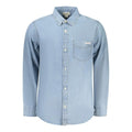 Chemise homme en coton Azzurro Calvin Klein