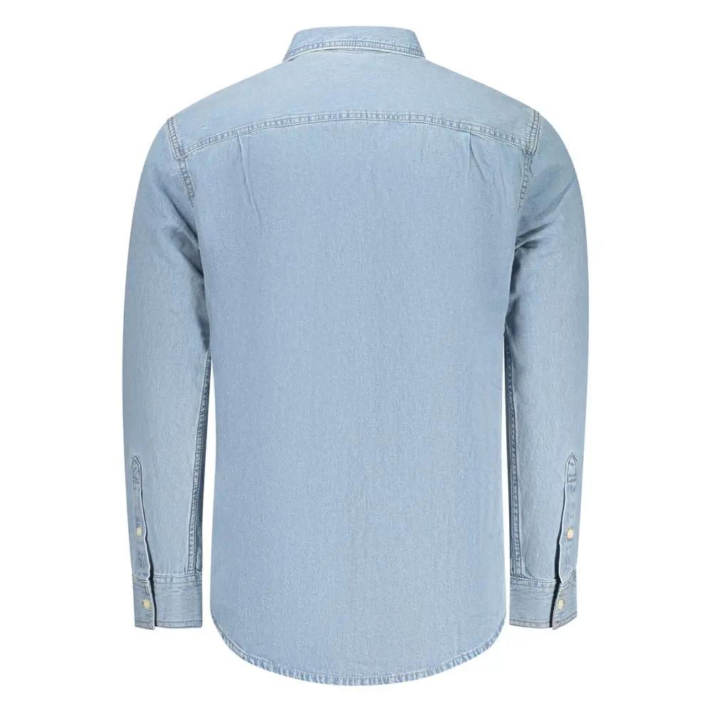 Chemise homme en coton Azzurro Calvin Klein