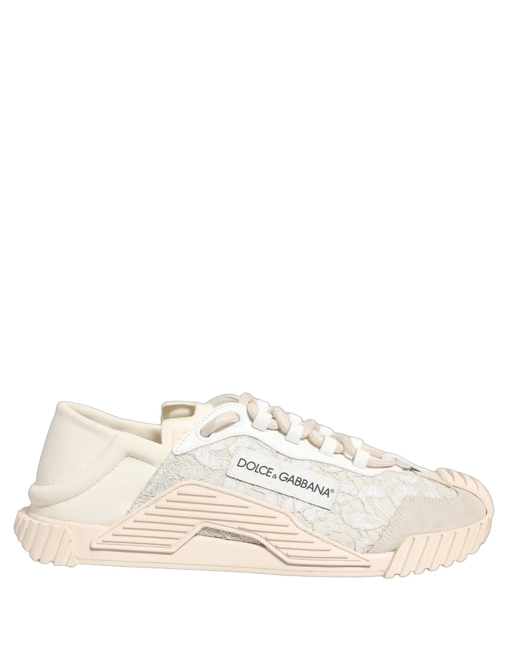 Baskets basses Dolce &amp; Gabbana NS1 à lacets blancs