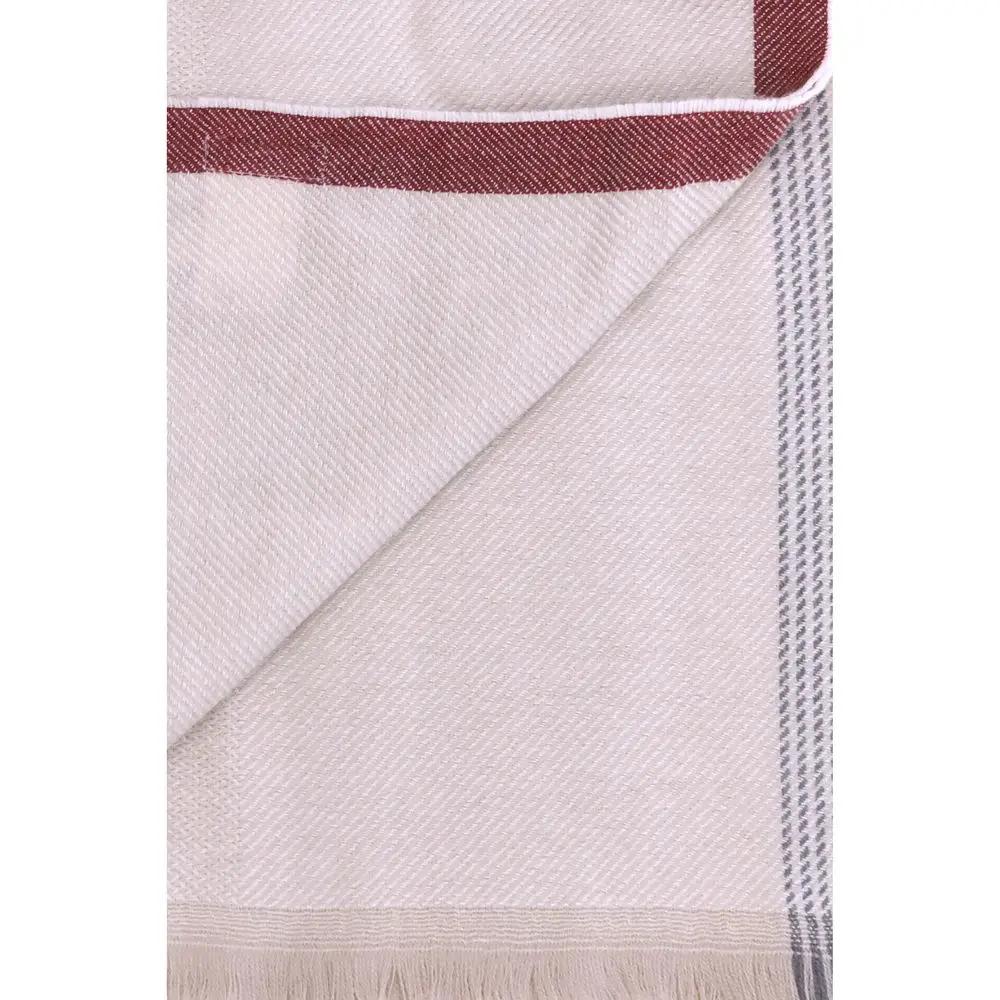 Écharpe en cachemire beige Brunello Cucinelli