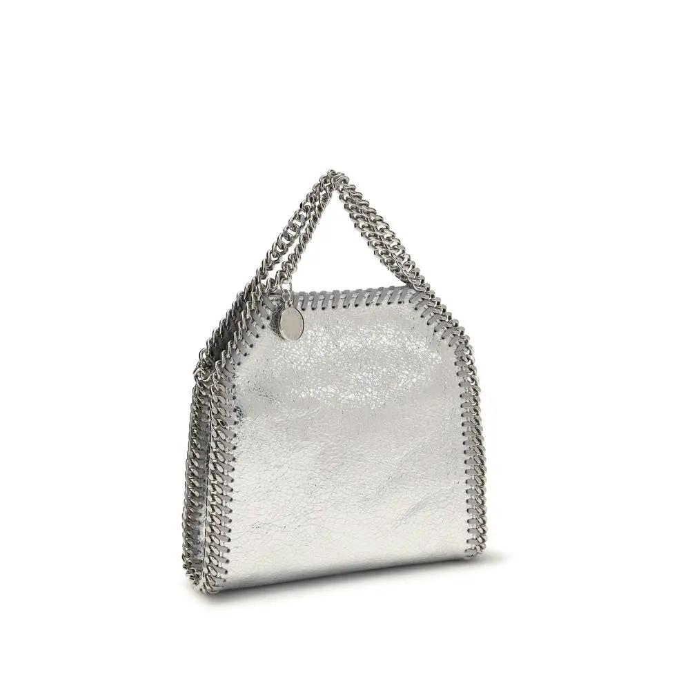 Stella McCartney Silver Polyester Shoulder Bag