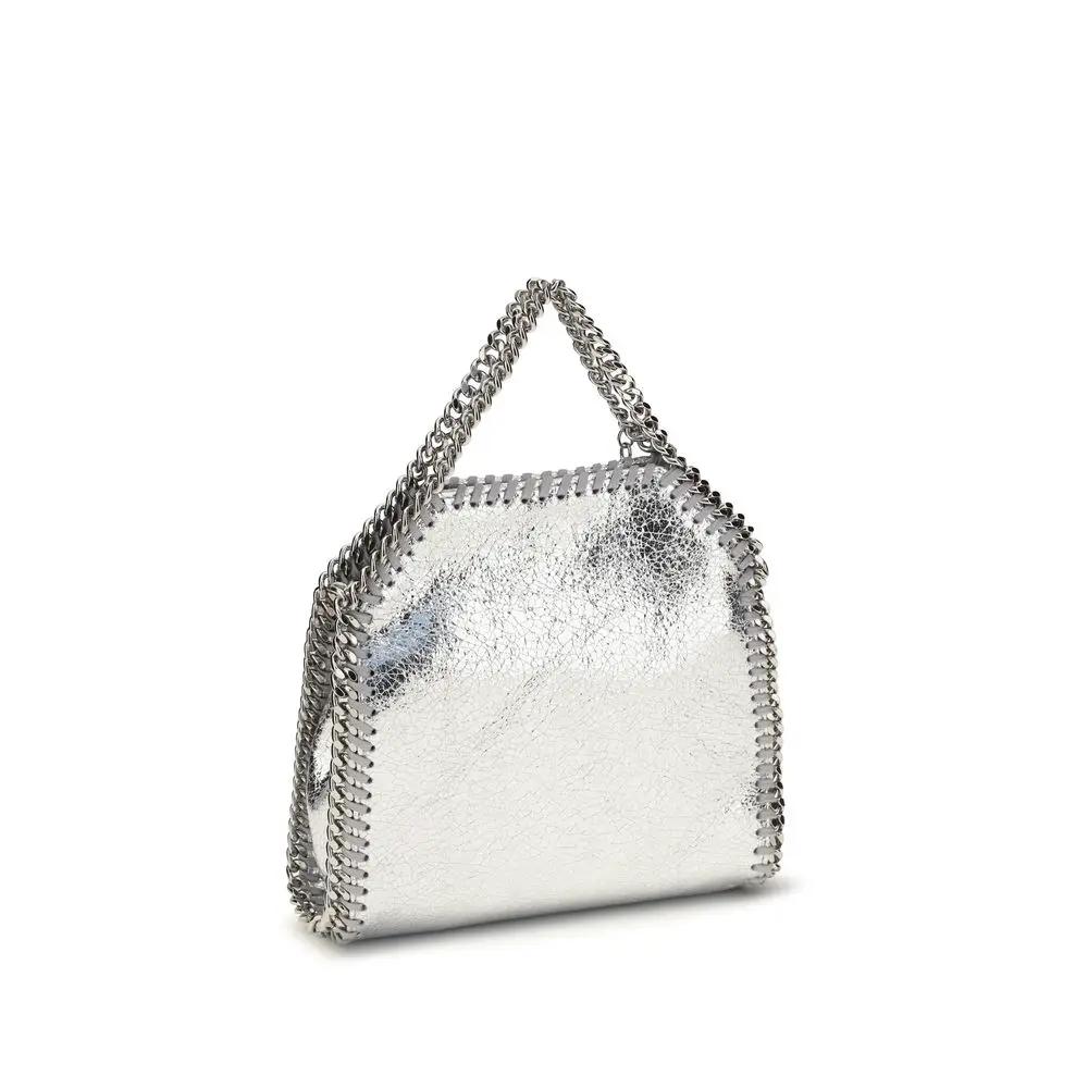 Stella McCartney Silver Polyester Shoulder Bag