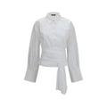 7FOR White Cotton Dress Shirt