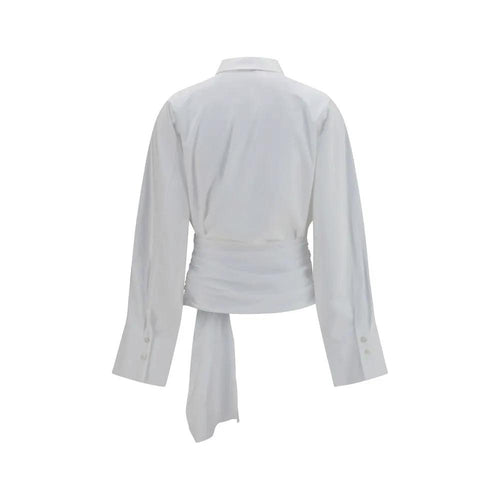 7FOR Chemise Habillée Blanche en Coton