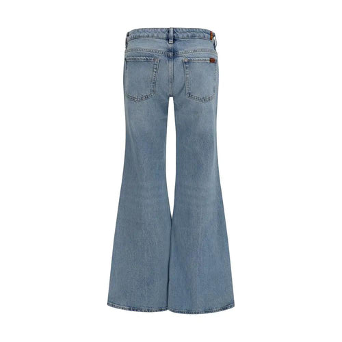 Jean évasé en coton bleu 7FOR