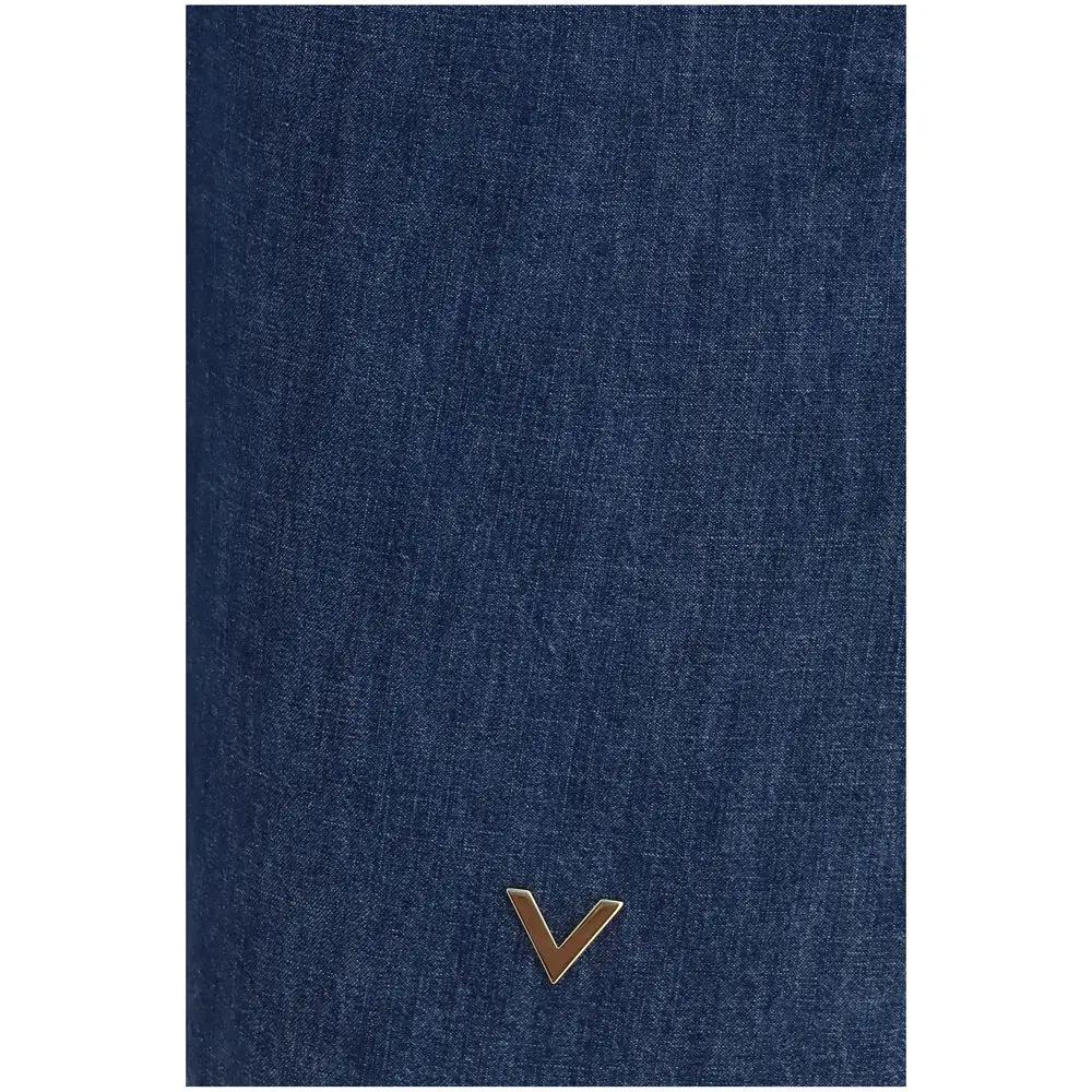 Robe décontractée en coton bleu Valentino