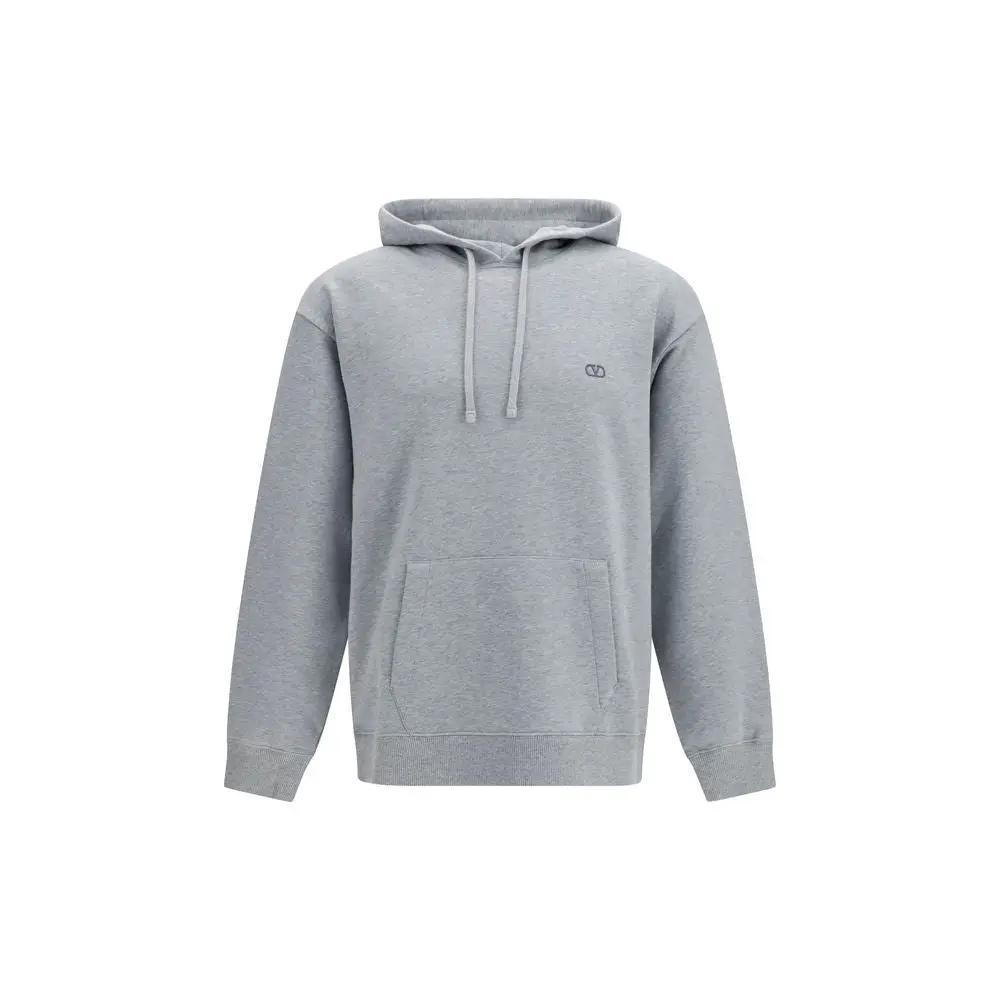 Sweat-shirt en coton gris Valentino