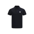 Polo Balmain en coton noir